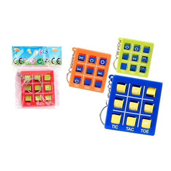 Promotional Kids' Educational Toys: Dollar Tic Tac Toe, Keychain, Mini Backpack Clip, and Chess Game
