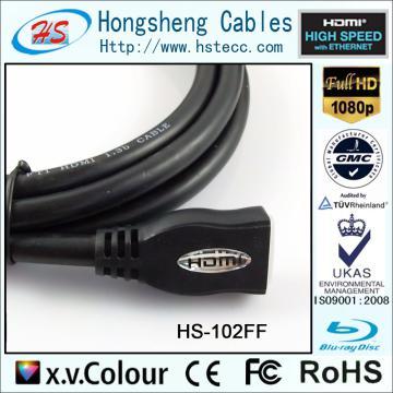 HS-102-FF,Hdmi Female to HDMI Female Cable