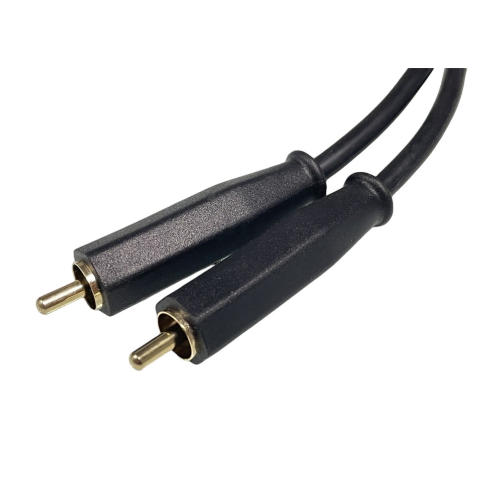 6.35mm audio cable with rca