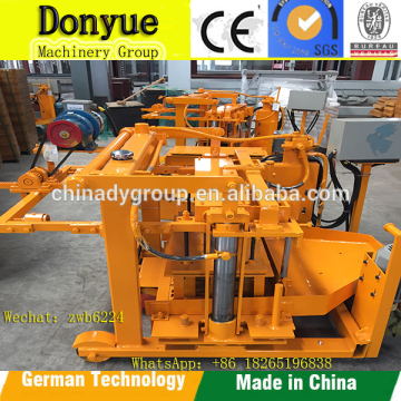 QT40-3A brick machinery block movable cement brick hollow block machine
