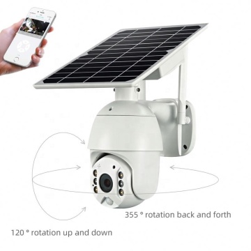 Solar-Powered Outdoor Security Camera with 1080P Resolution, Night Vision, and Wi-Fi Connectivity