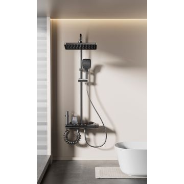 New Style Four-Function Digital Display Bathroom Shower Set