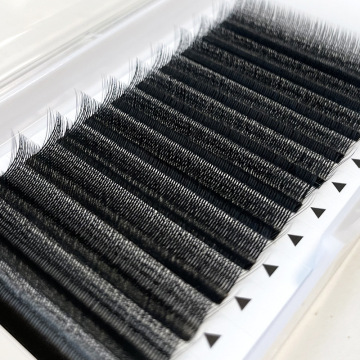 Wholesale Black Soft Clover Grafting 3D Faux Mink Lashes 0.07mm