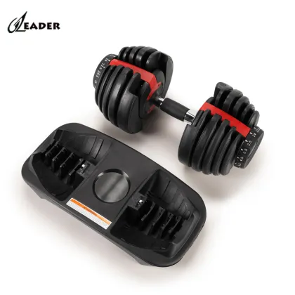 Quickly Adjustable Gym Equipment Fitness Steel Dumbbells - 5Kg to 50Kg