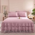 Single Bed Skirt Polyester Modern Home Set Bedding