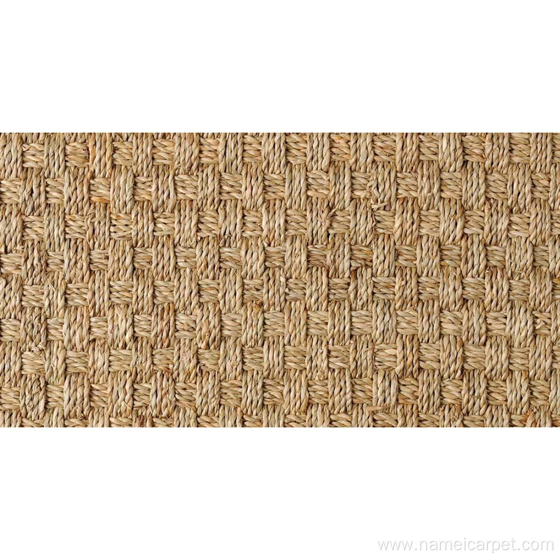 Natural seagrass fiber straw seagrass roll carpets