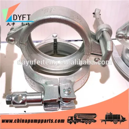 pm/cifa/sany/schwing dn125 concrete pump clamp coupling used for concrete pump truck/trailer