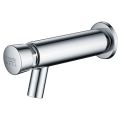 Long Body Push Button Pillar Bathroom Basin Taps