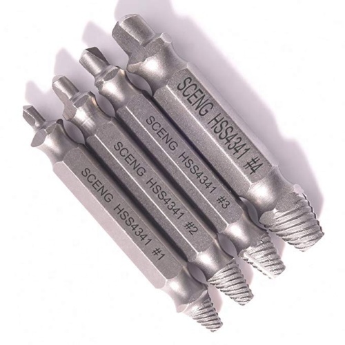 High Carbon Steel Damaged Screw Extractor Remover Set