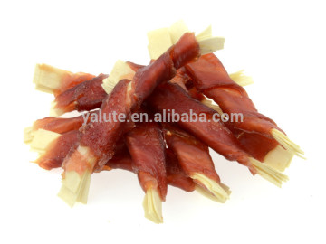 Duck and cod fish wraps private label dog snacks