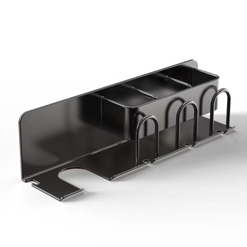 Wall Mount Toothbrush Holder with Toothbrush Slots