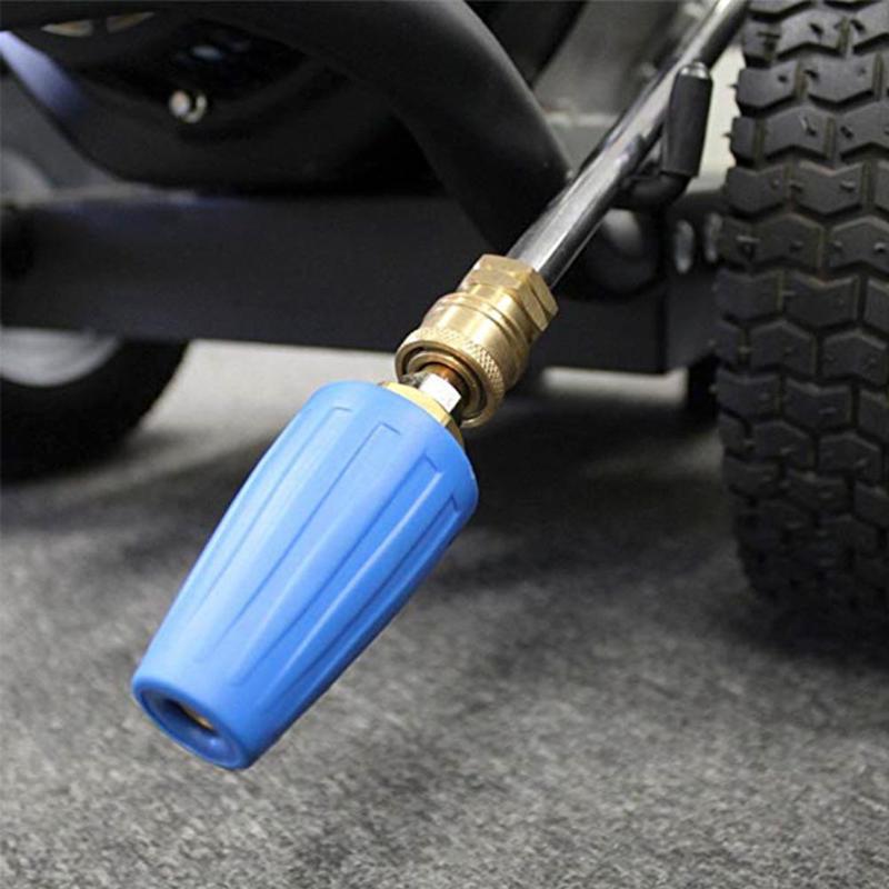 Vente chaude 1/4 pouce Connexion rapide Buse tournante Spray à eau rapide à haute pression