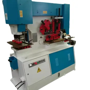 Multi-Function Hydraulic Ironworker: Punching, Shearing, and Forming Machine