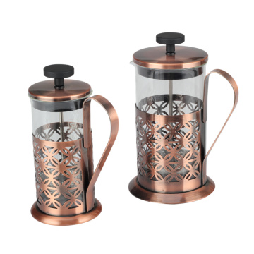 Café de aço inoxidável Puneger Copper French Press