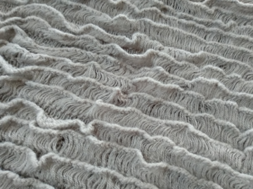 Knitted small ripple Blanket