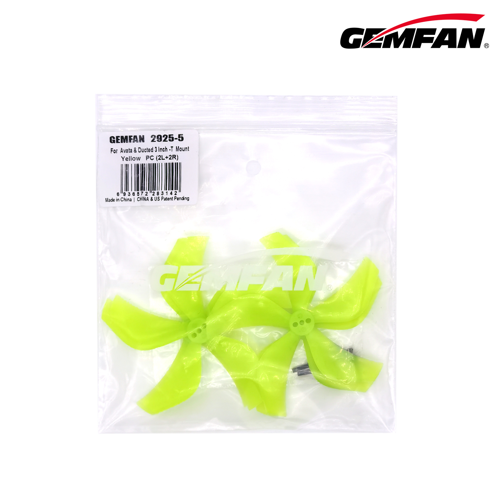 Gemfan 2925-5 Yellow 3