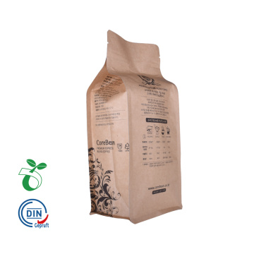 Black Coffee Packaging Torby Folia 1kg Falt Dolny zwyczaj wydrukowany z zaworem jeden sposób