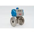 DN25-DN300 Pneumatic Flanged Ball Valve