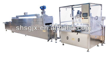 Powder filling line.small vial glass bottle powder filling line. Specialty product stable ,Clean powder line