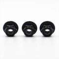 Plated Black Carbon Steel Hex Oxide Flange Nuts