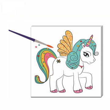 Unicorn Custom Non-Toxic Wooden Canvas Painting Kit: Your Ultimate Art Exploration