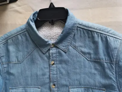 Men Denim Long Sleeve Shirt