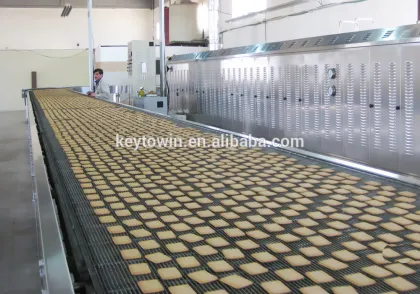 Automatic cookies and cracker biscuits production line