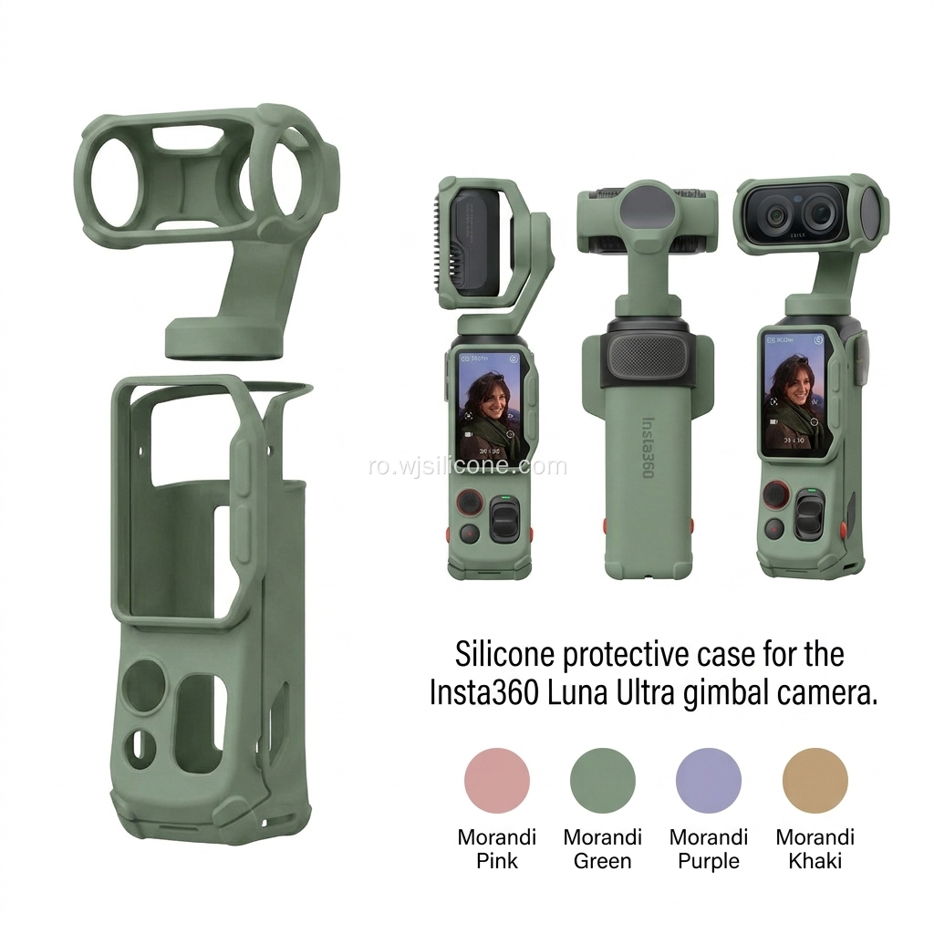 Husă din silicon pentru cameră inteligentă pentru Insta360 Luna Ultra