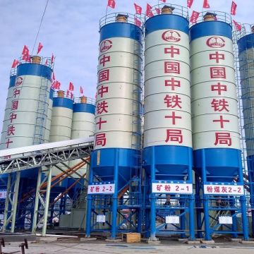 Sử dụng cho cây trộn bê tông 50Ton-5,32M Xi măng silo