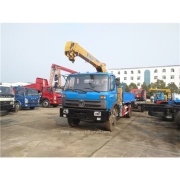 Dongfeng 6.3Tons crane mounted crane truck