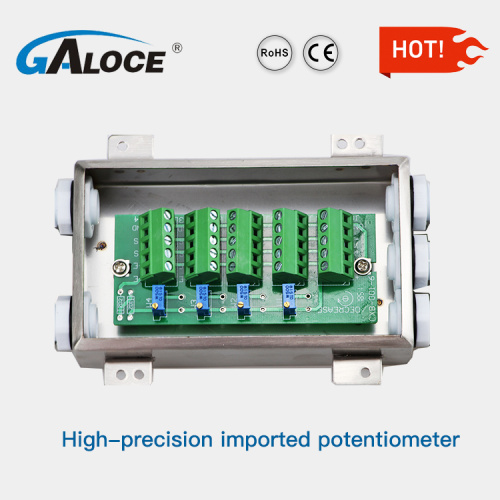 Boîte de jonction de cellule de charge de sommation analogique à 4 canaux