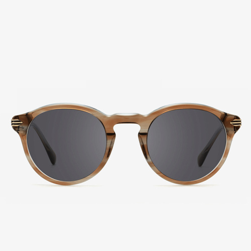 Vintage Classic Round Acetate Sunglasses