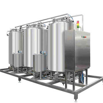 Milk Beverage Food Cosmetic Pasteurizer CIP System Cleaning Machine