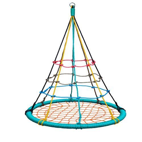 Camping Swing For Kids 100cm round outdoor waterproof child climbing rope swing Supplier