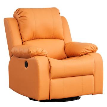 Electric Recliner Sofa: Home Power Sofa with Massage, Swivel, and Pu Leather