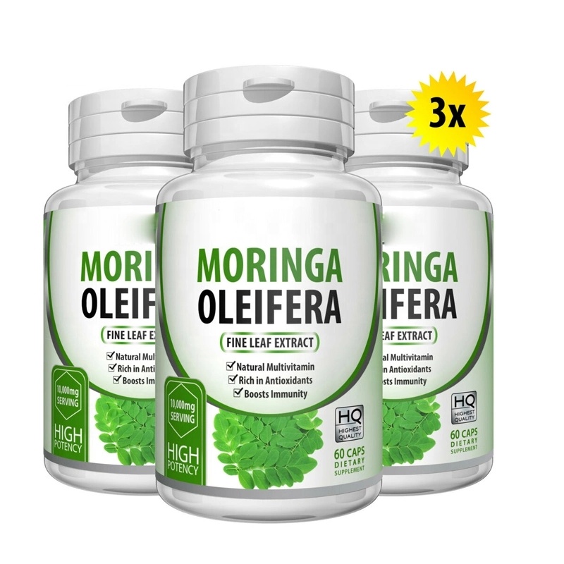 Weight Loss Moringa Fat Burner Detox Slimming Capsules