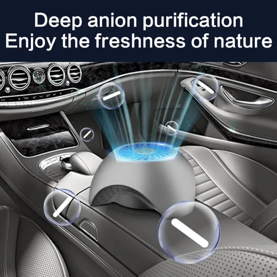 Electrical car air purifier with hepa filter