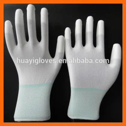 PU Top Coated Gloves/PU Finger Tip Fit Glove/PU Finger Tip Dipped Glove/PU Top Dipped Gloves/PU Top Fit Gloves