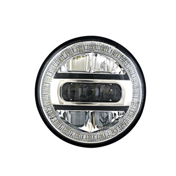 7 Inch LED Headlight Tuff Plus H4 Adaptive Cornering Headlamp