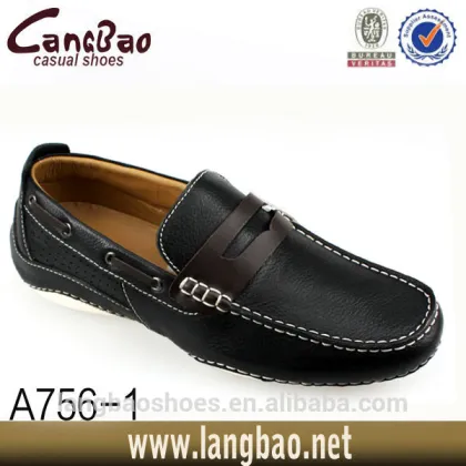china brand loafer shoes leather casual shoes