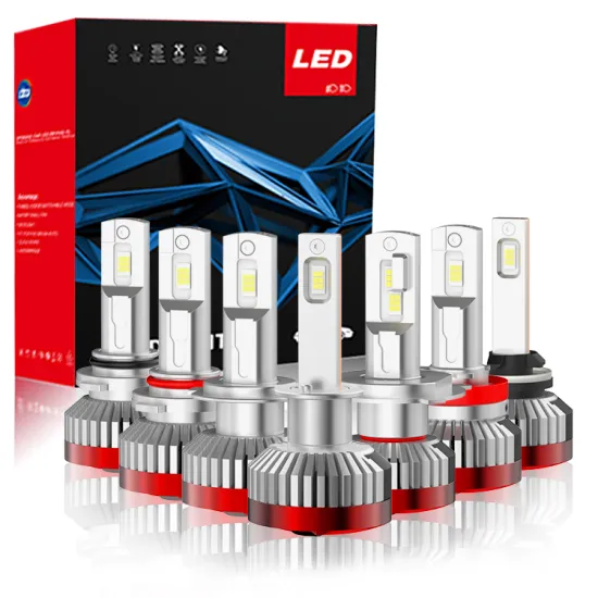 2022 High-Power Car LED Headlights: 6000k H16, H8, 6500k 104W, 9800LM, 9006, 9012, H1, 9005, H11, H4, H7 Compatible
