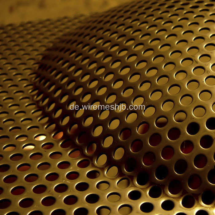 Perforierte konkave Steel Decorative Sheets