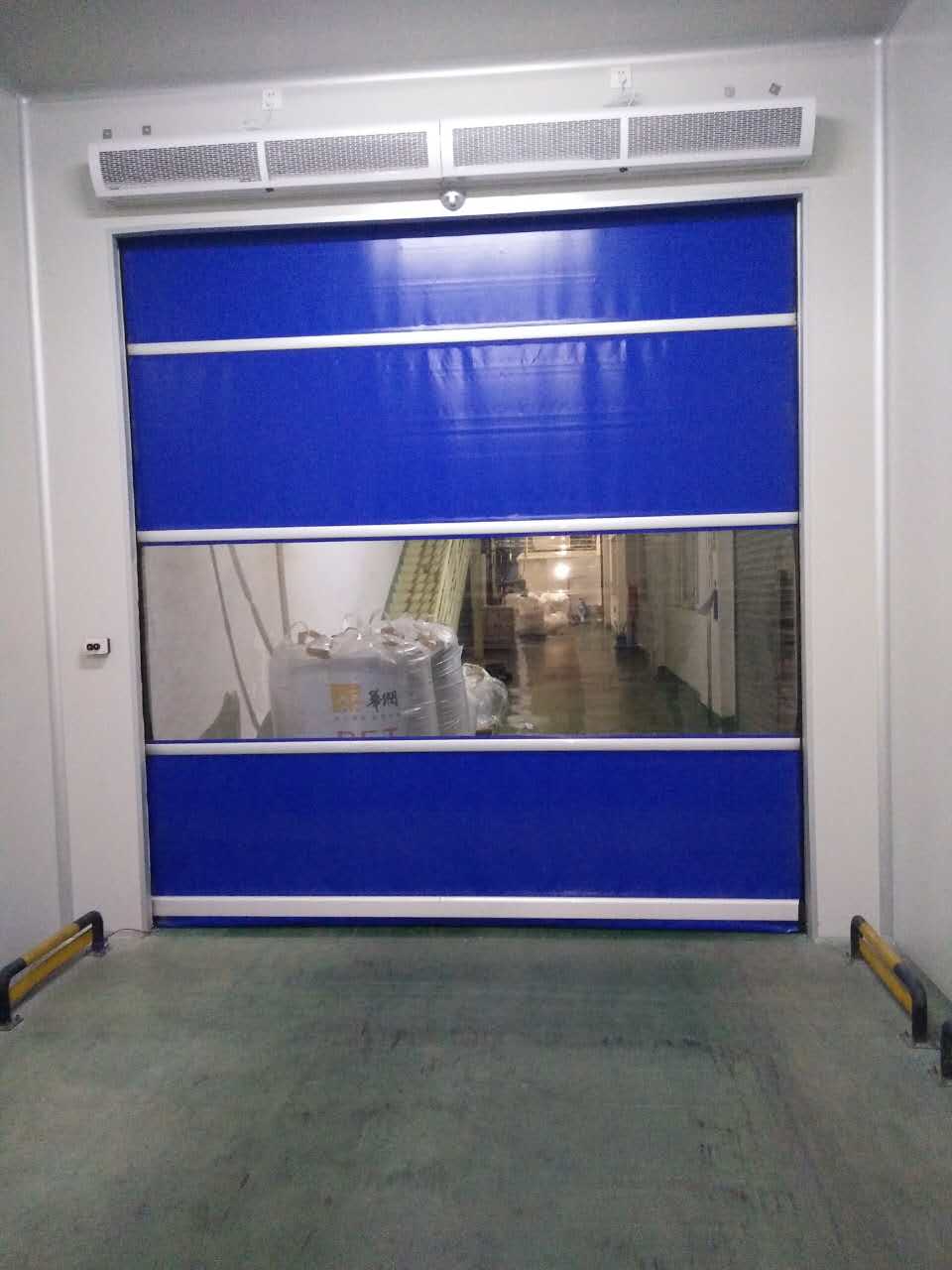 Automatic Internal PVC Fabric Fast Rolling Industry Door