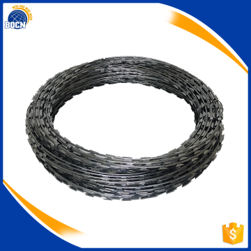 high quality pvc razor barbed wire