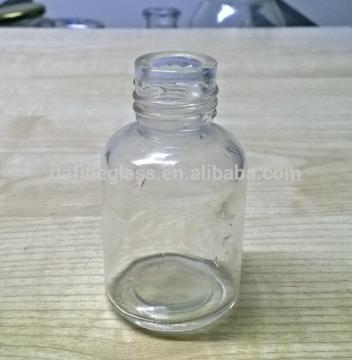 40ml round shaped glass perfume/nail varnish bottle