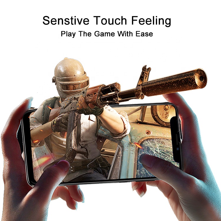 Touch sensitive flexible glass screen protector for iPhone