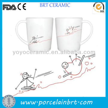 Cute ceramic mug cute promotion gift