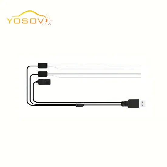 Yosovlamp USB Ambient Light for Car Interior Decoration
