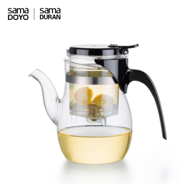 Samadoyo 600ml handblown glass teapot wholesale in Guangzhou, China