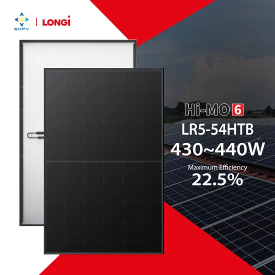 Certified Longi Solar Panels: 430W, 435W, and 440W Hi-Mo 6 PV Modules for High-Efficiency Solar Energy Solutions